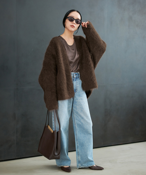 R'IAM シャギーカーディガン（カーディガン/ボレロ）｜Plage