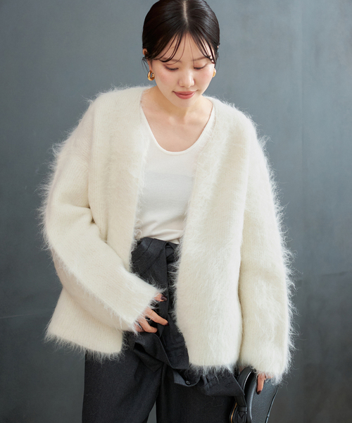 R'IAM シャギーカーディガン R'IAM シャギーカーディガン（カーディガン/ボレロ）｜Plage