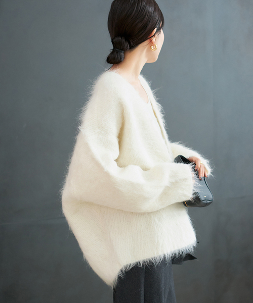 R'IAM シャギーカーディガン（カーディガン/ボレロ）｜Plage