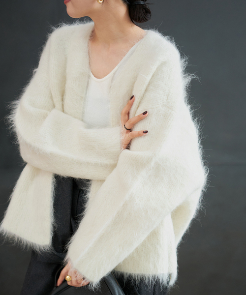 R'IAM シャギーカーディガン(カーディガン/ボレロ)|Plage R'IAM シャギーカーディガン(カーディガン/ボレロ)|Plage