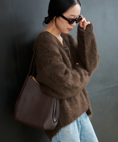 plage（プラージュ）の「R’IAM シャギーカーディガン（カーディガン/ボレロ・レディース・ホワイト/ブラウン・FREE）」の11枚目の写真