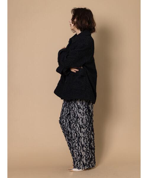 Te chichi CLASSIC（テチチクラシック）の「デニムライクカットジャガードワイドパンツ《2025winter catalog item》（その他パンツ・レディース・サックスブルー/ネイビー・F）」の17枚目の写真