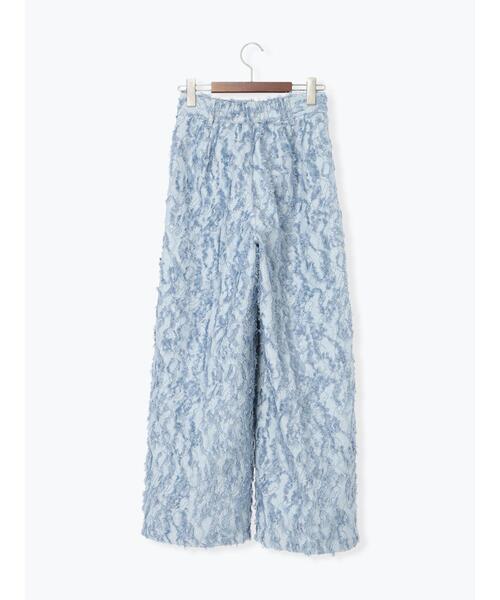 Te chichi CLASSIC（テチチクラシック）の「デニムライクカットジャガードワイドパンツ《2025winter catalog item》（その他パンツ・レディース・サックスブルー/ネイビー・F）」の22枚目の写真
