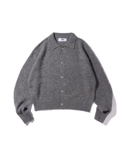 GOAT ESSENCE（ゴートエッセンス）の「MOHAIR KNIT POLO SHIRT（ニット/セーター・メンズ・グレー/ブラック/ライトブルー・2/3）」の3枚目の写真