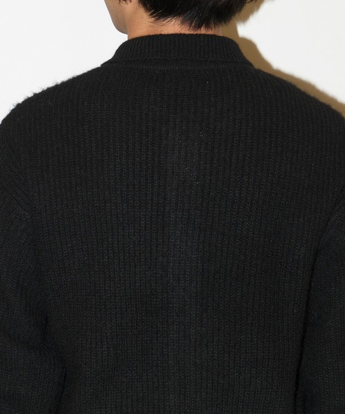 GOAT ESSENCE（ゴートエッセンス）の「MOHAIR KNIT POLO SHIRT（ニット/セーター・メンズ・グレー/ブラック/ライトブルー・2/3）」の14枚目の写真