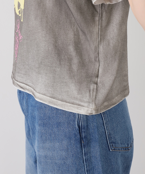 ASHLEY WILLIAMS(アシュリーウィリアムス)の「【Ashley Williams 】WASHED GREY CROPPED T-SH AWAW250098(Tシャツ/カットソー・レディース・チャコールグレー・MEDIUM)」の9枚目の写真