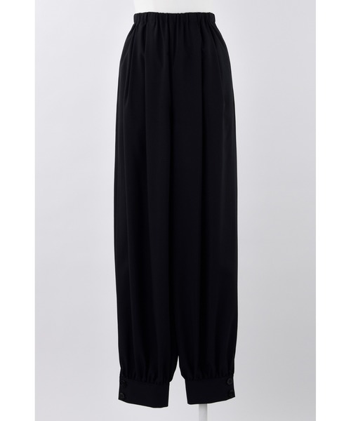 ENFOLD（エンフォルド）の「ハイカウントトロ  カフヘムバルーンパンツ（その他パンツ・レディース・ダークネイビー/杢グレー・36）」の2枚目の写真