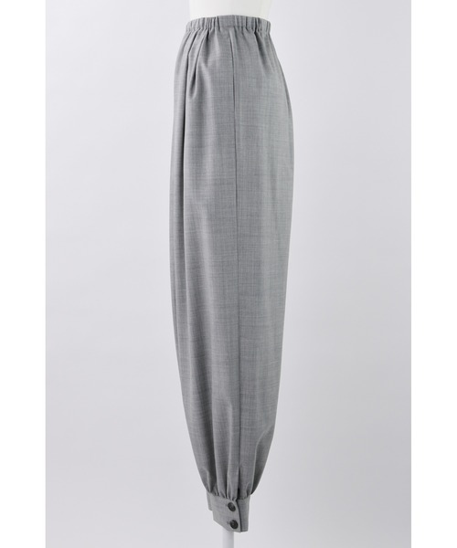 ENFOLD（エンフォルド）の「ハイカウントトロ  カフヘムバルーンパンツ（その他パンツ・レディース・ダークネイビー/杢グレー・36）」の9枚目の写真