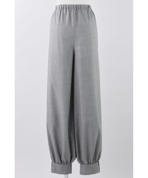 ENFOLD（エンフォルド）の「ハイカウントトロ  カフヘムバルーンパンツ（その他パンツ・レディース・ダークネイビー/杢グレー・36）」の10枚目の写真