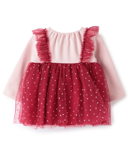 sense of wonder(センスオブワンダー)の「キラキラドットチュニック(チュニック・キッズ・レッド/ホワイト系/ピンク・120cm/110cm/80cm/130cm/100cm/90cm)」の4枚目の写真