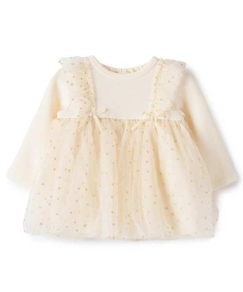 sense of wonder(センスオブワンダー)の「キラキラドットチュニック(チュニック・キッズ・レッド/ホワイト系/ピンク・120cm/110cm/80cm/130cm/100cm/90cm)」の11枚目の写真