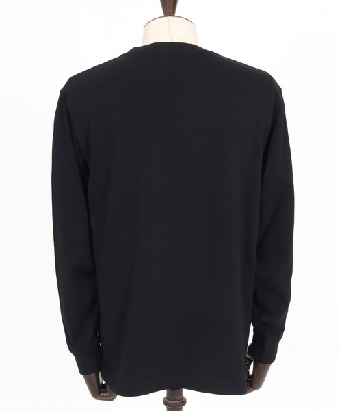 1minute 1second(ワンミニットワンセカンド)の「mlt5502-6oz long sleeve shirt with heart patch ロングスリーブTシャツ(1M26H270)(Tシャツ/カットソー・メンズ・ブラック/ネイビー系/ホワイト・S/M/L/XL)」の22枚目の写真