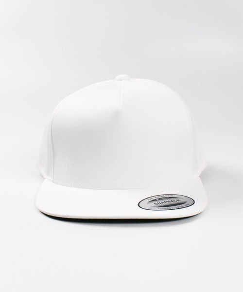 FLEXFIT（フレックスフィット）の「【PH3】【FLEXFIT/フレックスフィット】YUPOONG 5 Panel Cotton Twill Snapback 6007（キャップ・メンズ・レッド/ホワイト/グレー・FREE）」の4枚目の写真