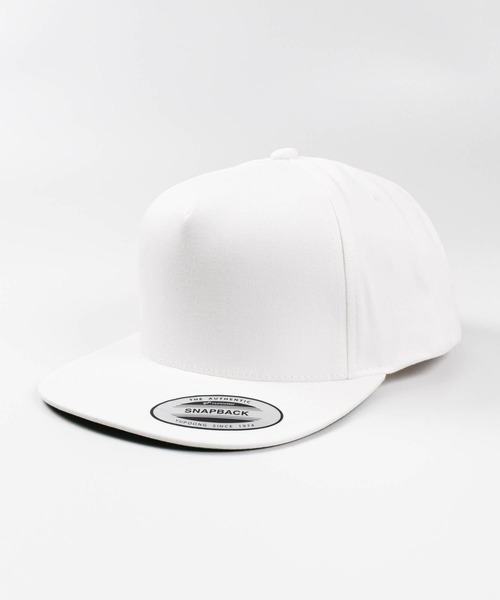 FLEXFIT（フレックスフィット）の「【PH3】【FLEXFIT/フレックスフィット】YUPOONG 5 Panel Cotton Twill Snapback 6007（キャップ・メンズ・レッド/ホワイト/グレー・FREE）」の7枚目の写真