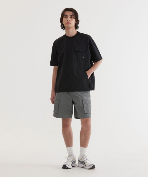 COVERNAT（カバーナット）の「ウーブンユーティリティレギュラーカーゴショーツSage Gray（その他パンツ・レディース・その他・SMALL/MEDIUM/LARGE/X-LARGE/XX-LARGE）」の4枚目の写真