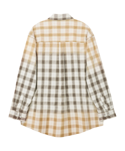 MIDSUN(ミッドサン)の「Bleached Cotton Shirt-Beige(シャツ/ブラウス・レディース・その他・MEDIUM/LARGE)」の2枚目の写真