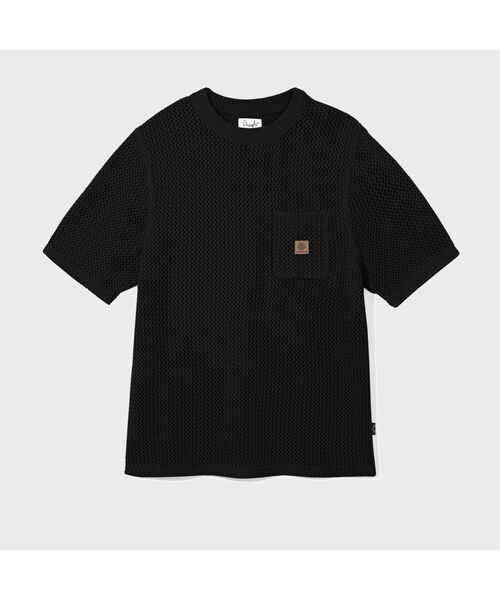 PHYSICAL DEPARTMENT(フィジカル デパートメント)の「POCKET MESH KNIT SS BLACK(ニット/セーター・レディース・その他・LARGE/MEDIUM/SMALL)」の1枚目の写真
