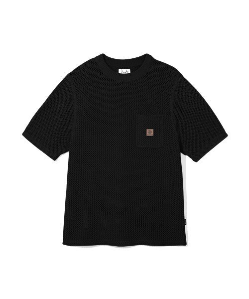 PHYSICAL DEPARTMENT(フィジカル デパートメント)の「POCKET MESH KNIT SS BLACK(ニット/セーター・レディース・その他・LARGE/MEDIUM/SMALL)」の2枚目の写真