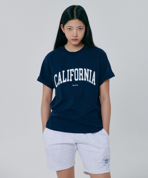 PAPERBOY(ペーパーボーイ)の「カリフォルニア 半袖Tシャツ-ネイビー(Tシャツ/カットソー・レディース・その他・SMALL/MEDIUM/X-LARGE/LARGE)」の2枚目の写真