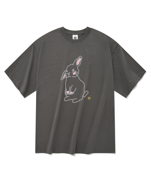RADINEO(ラディネオ)の「ラビット 半袖Tシャツ グレー(Tシャツ/カットソー・メンズ・その他・SMALL/MEDIUM/LARGE/X-LARGE)」の1枚目の写真