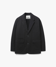 COSTUME O’CLOCK（コスチュームオクロック）の「コットンルーズフィットウォッシュドブレザー ブラック COOSJK039BLACK（テーラードジャケット）」