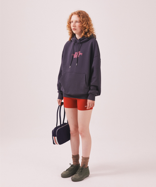 MENASOO（ミナス）の「For Rest Run Basic Hoodie_Charcoal（パーカー・レディース・ダークグレー・SMALL/MEDIUM）」の6枚目の写真