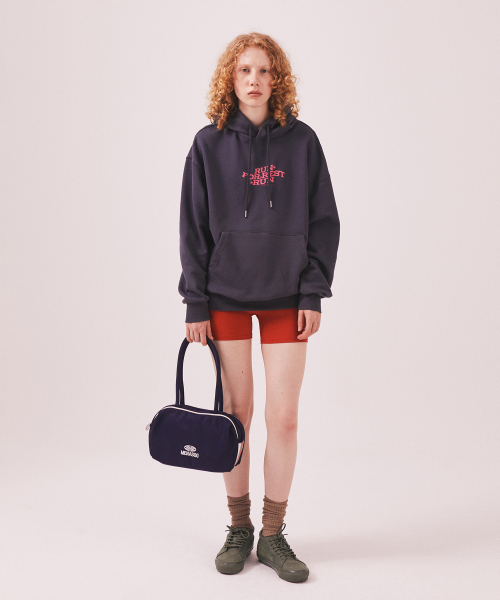MENASOO（ミナス）の「For Rest Run Basic Hoodie_Charcoal（パーカー・レディース・ダークグレー・SMALL/MEDIUM）」の8枚目の写真