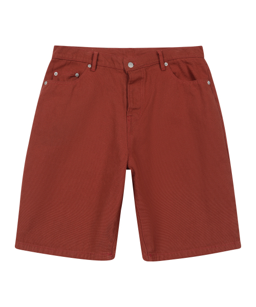 SUNDAY FRUIT MARKET(サンデーフルーツマーケット)の「W) SUNDAY WASHED SHORT BRICK(その他パンツ・レディース・その他・SMALL/MEDIUM)」の1枚目の写真