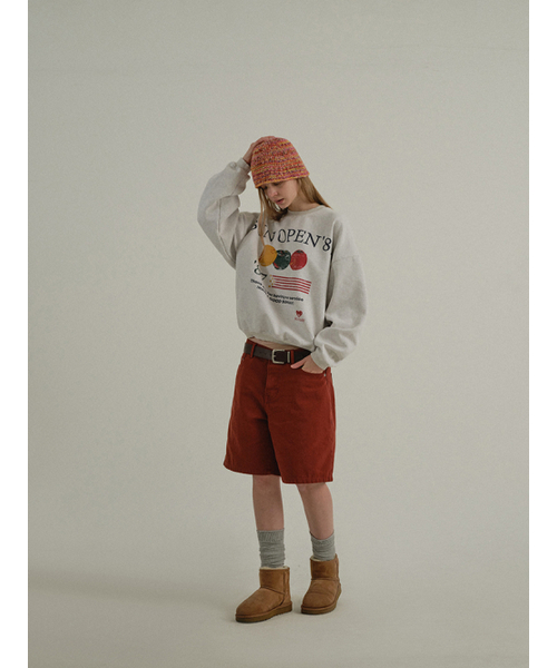 SUNDAY FRUIT MARKET(サンデーフルーツマーケット)の「W) SUNDAY WASHED SHORT BRICK(その他パンツ・レディース・その他・SMALL/MEDIUM)」の6枚目の写真