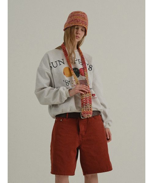 SUNDAY FRUIT MARKET(サンデーフルーツマーケット)の「W) SUNDAY WASHED SHORT BRICK(その他パンツ・レディース・その他・SMALL/MEDIUM)」の8枚目の写真
