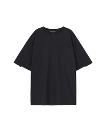 ETCE（イーティーシーイー）の「LAYERED ARMOR T-SHIRT (BLACK)（Tシャツ/カットソー）」