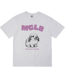 ベイビーラビット オーバーサイズTシャツ (ライトグレー)