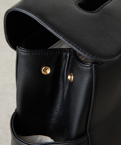 PAPILLONNER(パピヨネ)の「PAPILLONNER/ベーシックフラップトートバッグ/セレモニー(トートバッグ・レディース・ブラック/ベージュ・FREE)」の8枚目の写真