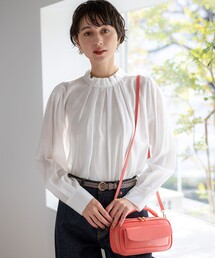 スウェット オーガンジー」に該当するレディースのトップス（ホワイト