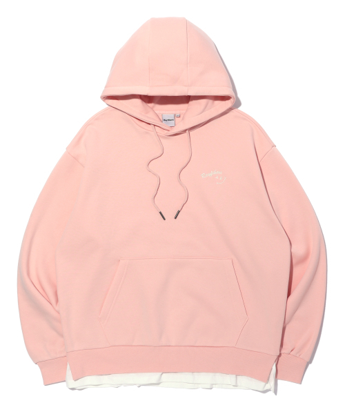 RAYFIKERS(レイフィカース)の「Wicked Smile Layered Hoodie PINK (MO9TU961-022)(パーカー・メンズ・その他・90/100/95/105)」の1枚目の写真