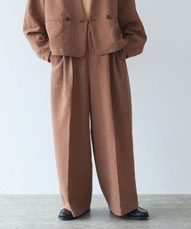 yuni | Linen/Polyester wide パンツ(その他パンツ)