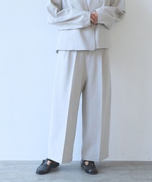 yuni | △Linen/Polyester wide パンツ(その他パンツ)