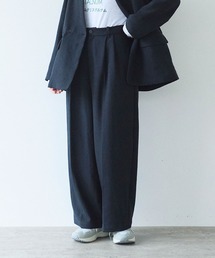 yuni | Linen/Polyester wide パンツ(その他パンツ)