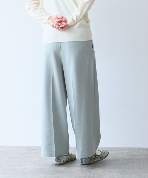 yuni(ユニ )の「△Linen/Polyester wide パンツ(その他パンツ・レディース・ブラウン/ブラック/アイボリー・S/M)」の5枚目の写真