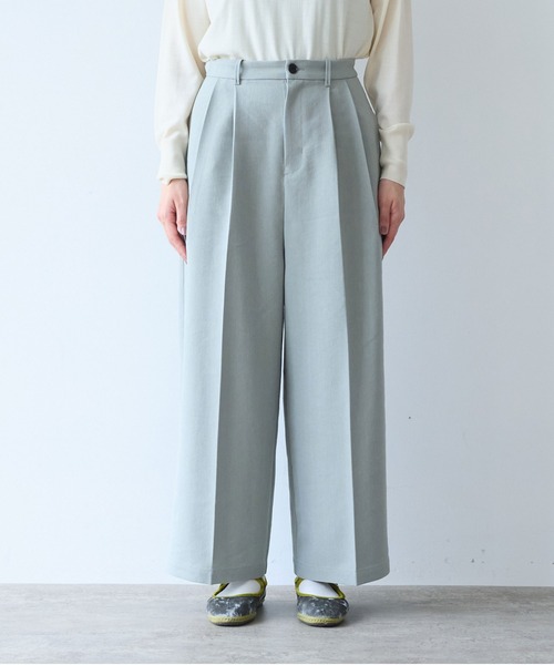 yuni(ユニ )の「△Linen/Polyester wide パンツ(その他パンツ・レディース・ブラウン/ブラック/アイボリー・S/M)」の20枚目の写真
