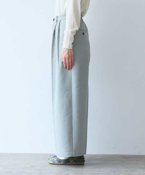 yuni(ユニ )の「△Linen/Polyester wide パンツ(その他パンツ・レディース・ブラウン/ブラック/アイボリー・S/M)」の19枚目の写真