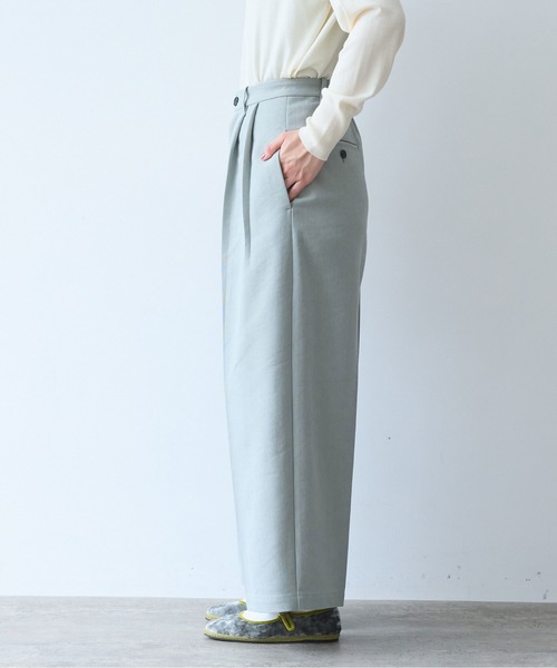 yuni(ユニ )の「△Linen/Polyester wide パンツ(その他パンツ・レディース・ブラウン/ブラック/アイボリー・S/M)」の18枚目の写真