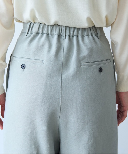yuni(ユニ )の「△Linen/Polyester wide パンツ(その他パンツ・レディース・ブラウン/ブラック/アイボリー・S/M)」の14枚目の写真