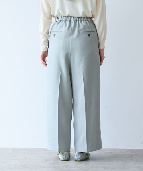 yuni(ユニ )の「△Linen/Polyester wide パンツ(その他パンツ・レディース・ブラウン/ブラック/アイボリー・S/M)」の17枚目の写真