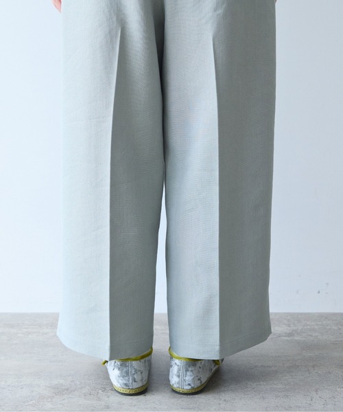 yuni(ユニ )の「△Linen/Polyester wide パンツ(その他パンツ・レディース・ブラウン/ブラック/アイボリー・S/M)」の13枚目の写真