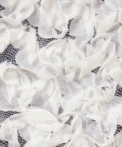 SLAP SLIP（スラップスリップ）の「ふわふわオーガンジーフリルリボンペプラムドレス風ジャンパースカート(90~130cm)（ジャンパースカート・キッズ・ネイビー/ピンク・100cm/120cm/130cm/90cm/110cm）」の14枚目の写真