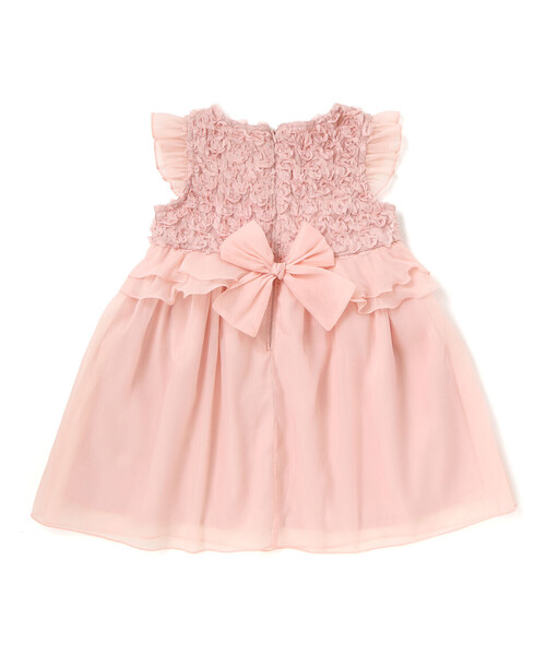 SLAP SLIP（スラップスリップ）の「ふわふわオーガンジーフリルリボンペプラムドレス風ジャンパースカート(90~130cm)（ジャンパースカート・キッズ・ネイビー/ピンク・100cm/120cm/130cm/90cm/110cm）」の17枚目の写真