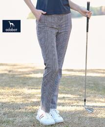 adabat（アダバット）の「【ADABAT NAVY】クールチェックプリントテーパードパンツ（その他パンツ）」