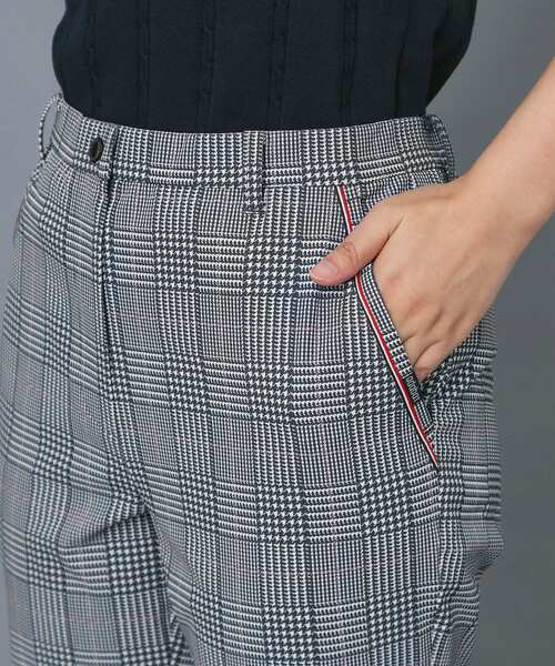 adabat(アダバット)の「【ADABAT NAVY】撥水 クールチェックプリントテーパードパンツ(その他パンツ・レディース・ライトグレー系・40/38/42/36)」の5枚目の写真