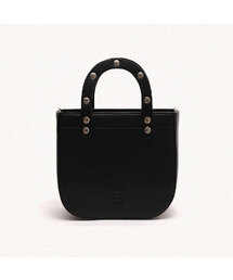 スタッズ」に該当するトートバッグ（ブラック/黒色系）ファッション